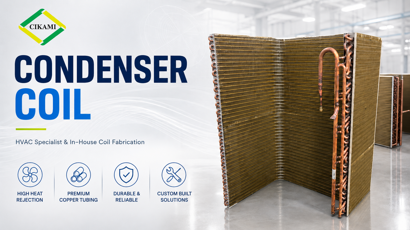 condenser coil hvac custom untuk outdoor unit chiller dan remote condenser