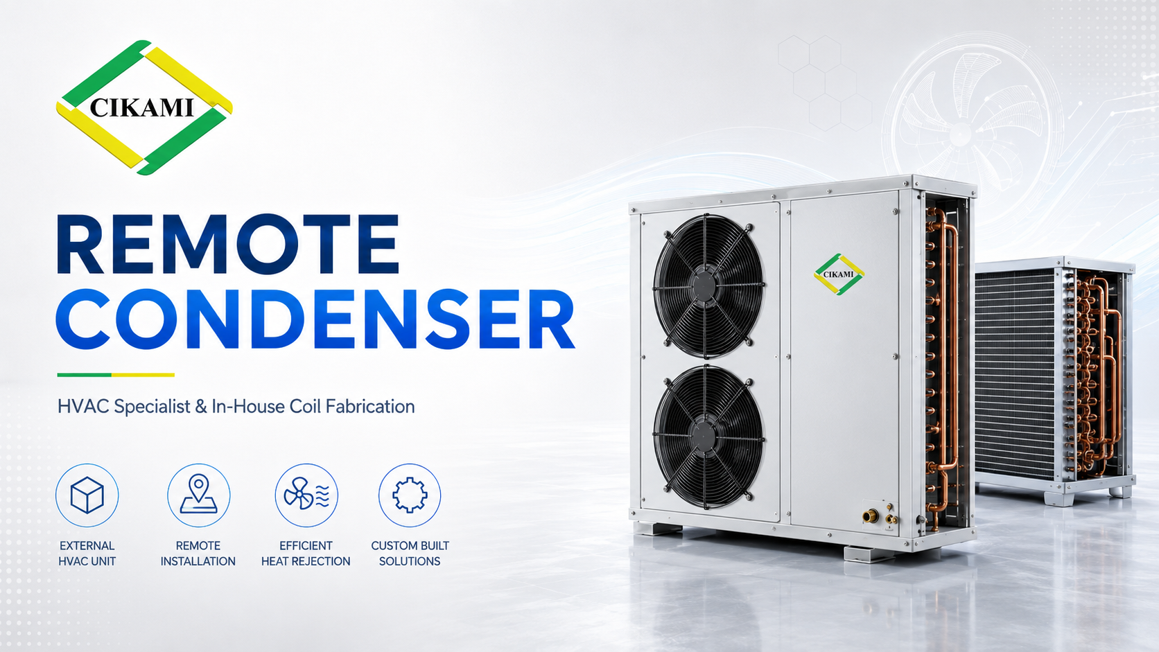 remote condenser hvac untuk cold storage display cooler dan sistem pendingin komersial