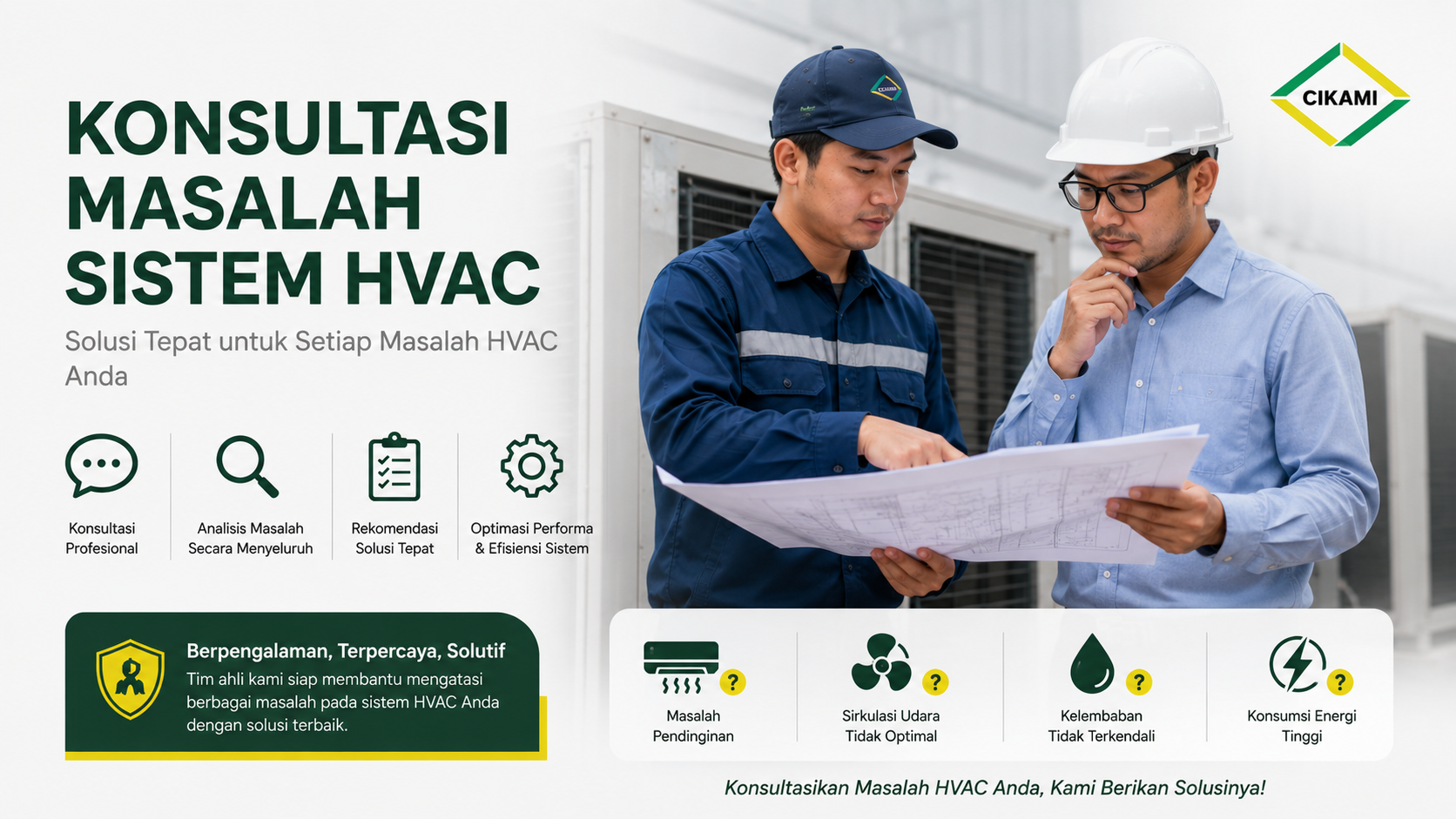 konsultasi masalah sistem hvac troubleshooting unit kurang dingin