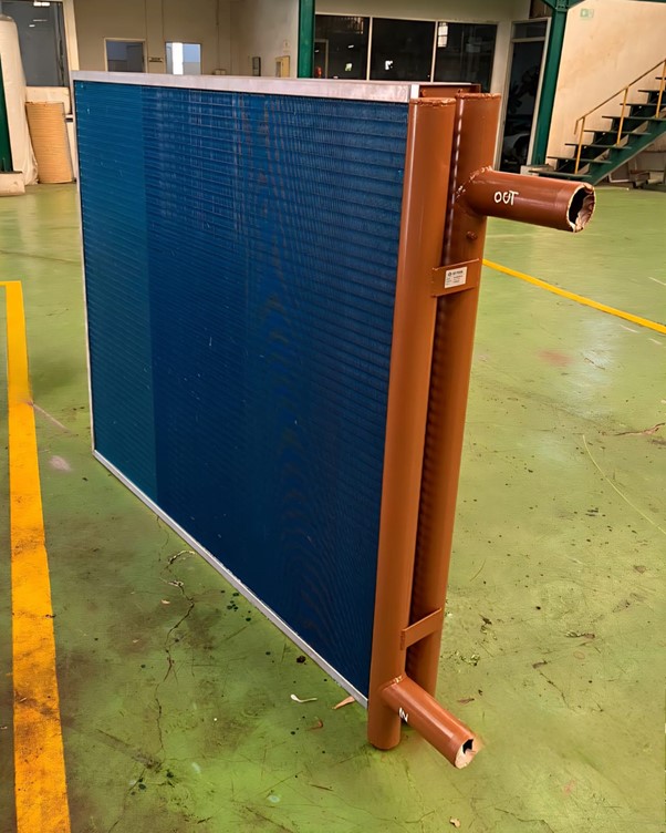 finned tube coil HVAC copper tube aluminium fin