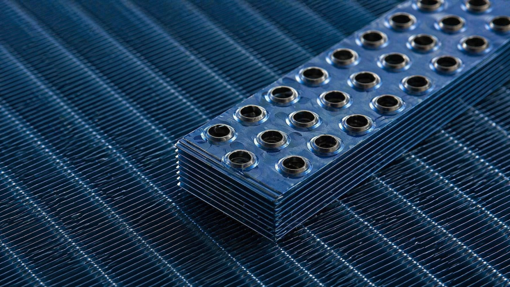 flat fin blue coil hvac
