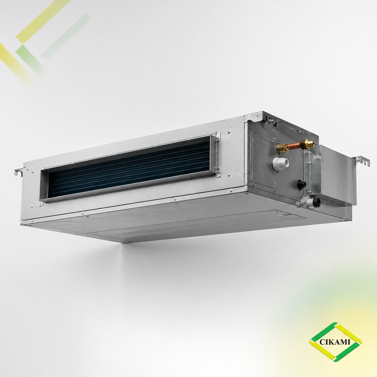 Ceiling concealed unit dengan coil internal untuk sistem AC ducting pada aplikasi komersial