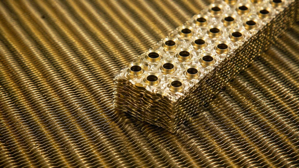 fin gelombang gold coil hvac