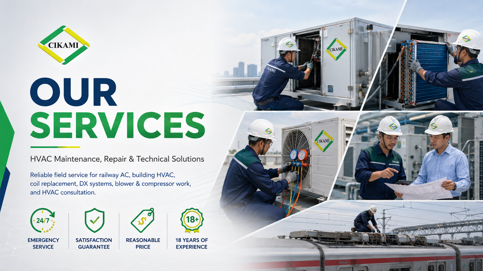 Services CIKAMI – Jasa HVAC dan Maintenance Sistem Pendingin