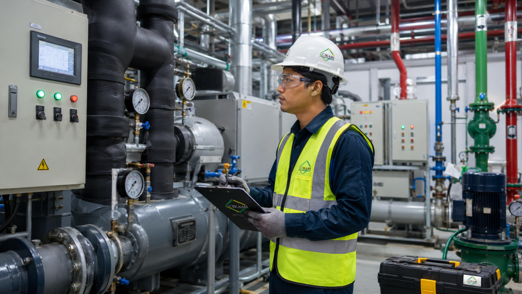 audit sistem HVAC existing sebelum retrofit HVAC