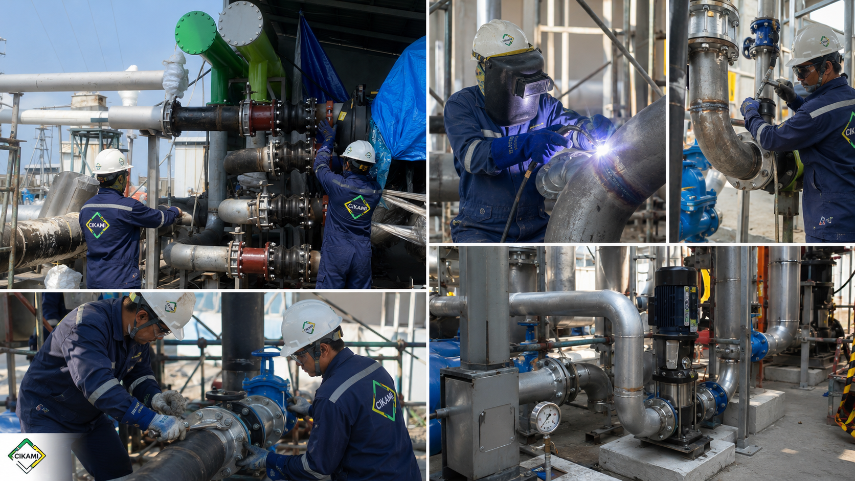 modifikasi piping dan support pada pekerjaan retrofit hvac