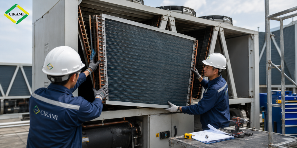 replacement condenser coil air cooled chiller custom CIKAMI