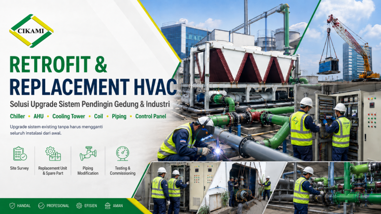 retrofit hvac dan replacement sistem pendingin existing cikami
