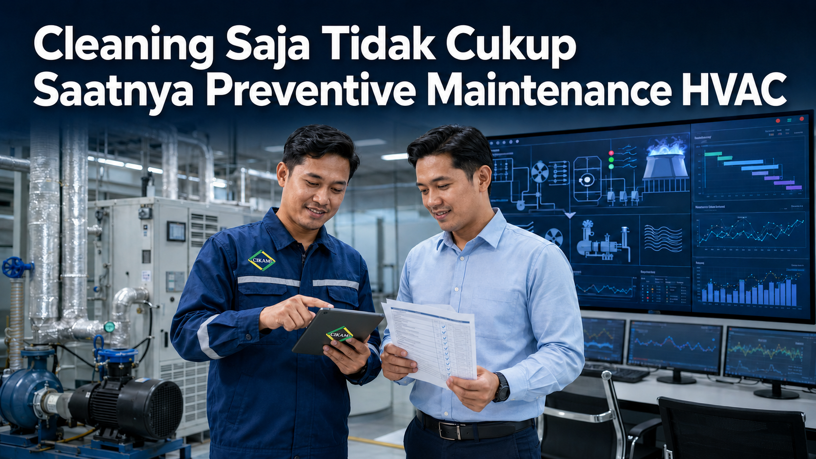 preventive maintenance HVAC gedung untuk program Building AC Maintenance CIKAMI