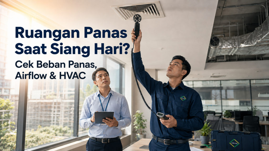 ruangan panas saat siang hari karena airflow dan sistem HVAC gedung perlu dicek