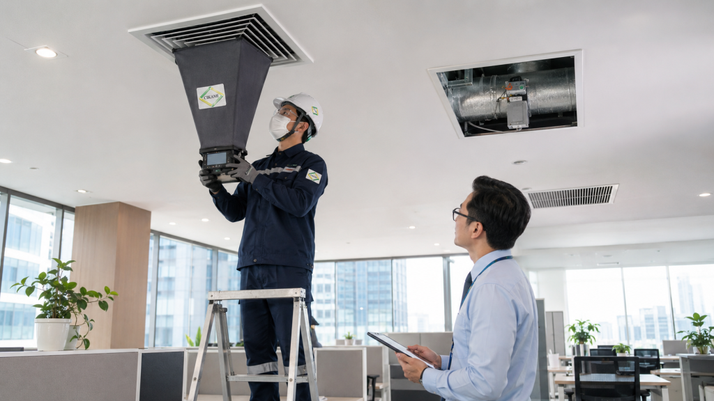 checklist airflow diffuser untuk maintenance AC gedung dan distribusi udara