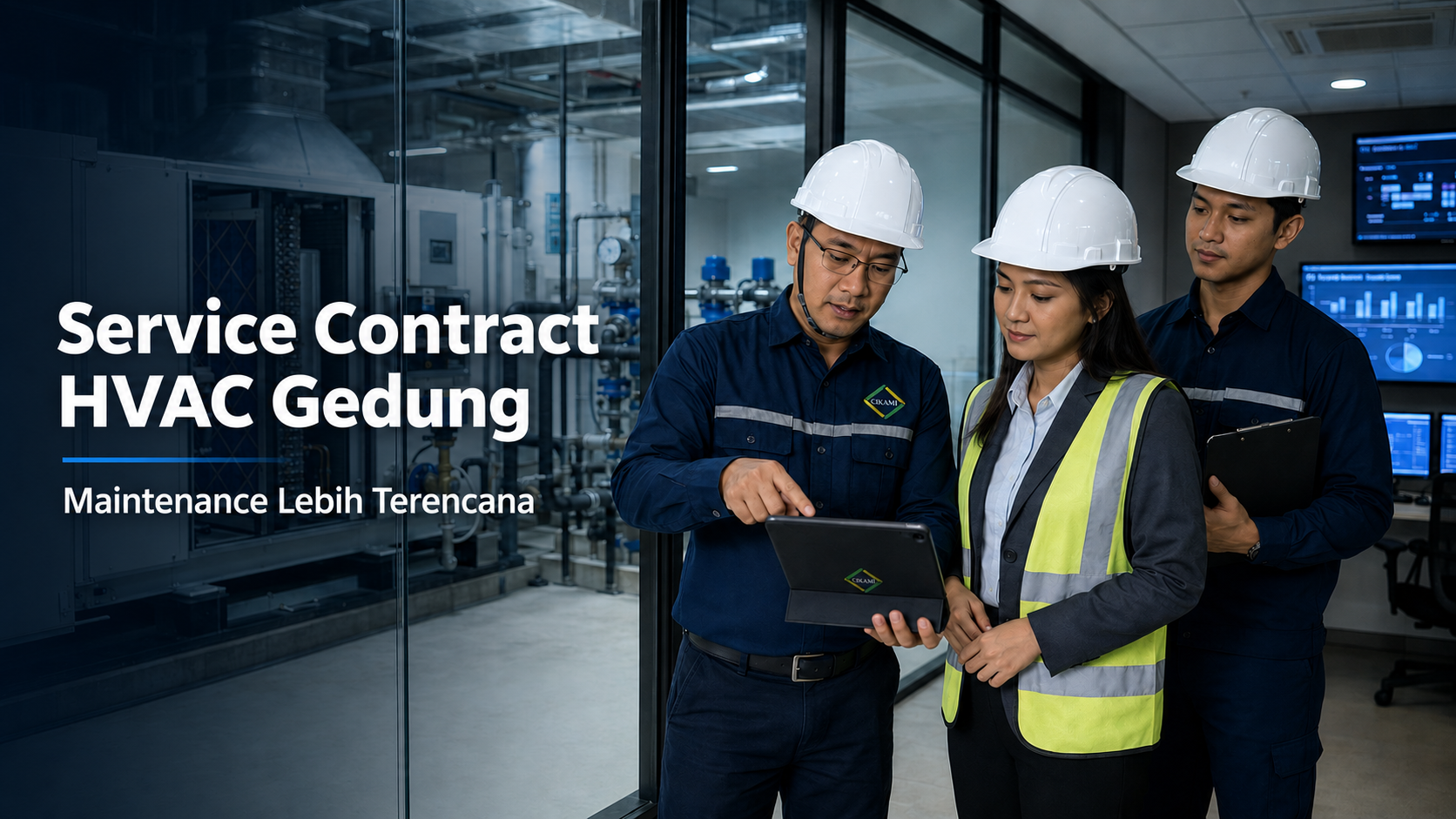 service contract HVAC gedung untuk maintenance AHU FCU chiller airflow dan mengurangi emergency repair