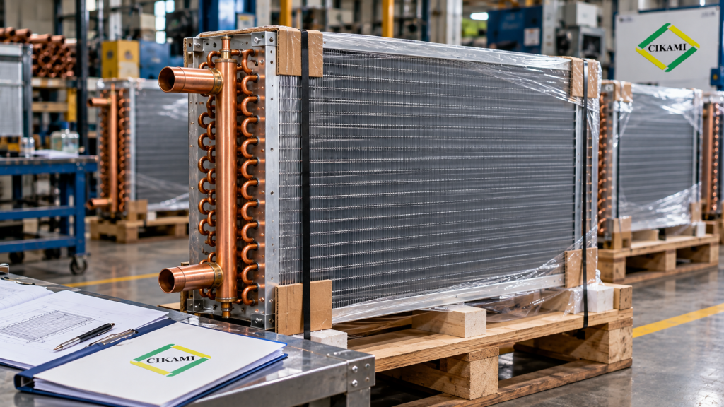 custom coil HVAC CIKAMI selesai fabrikasi dan siap delivery