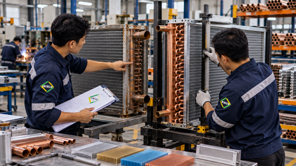 engineering review sebelum fabrikasi custom coil HVAC CIKAMI