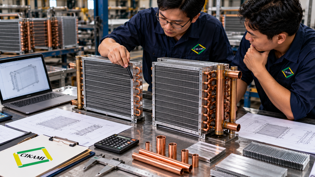 perbandingan quotation coil HVAC berdasarkan spesifikasi